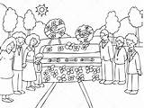 Funerario Servicio Vectorial Pogrzebowe Ilustracion sketch template