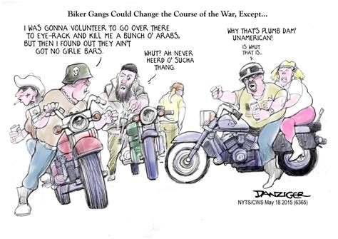 texas motorcycle gangs danziger cartoons