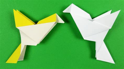 easy origami bird  beginners youtube