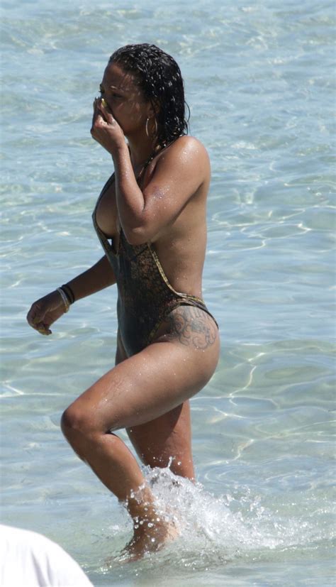 christina milian swimsuit nipple slip in ibiza 01 celebrity