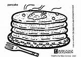 Pancakes Coloring Printable Large Pages Edupics sketch template