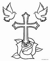 Cross Drawing Flowers Catholic Coloring Pages Easy Jesus Kids Crosses Tattoo Draw Printable Clipartmag Cool2bkids Color Flower sketch template