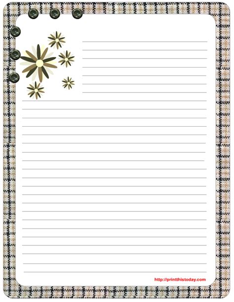 printable mothers day writing paper stationery