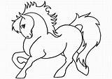 Horse Coloring Pages Color Print Printable Kids Sheets sketch template