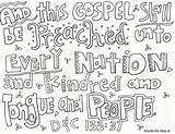 Missionary Lds Preached Tongue Shall Kindred Unto sketch template