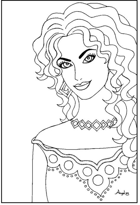 pretty woman coloring pages coloring books coloring pages