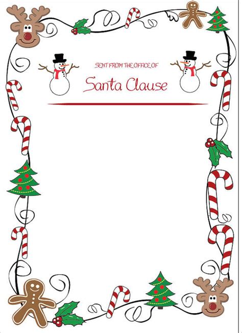 merry christmas letter templates  printable templates