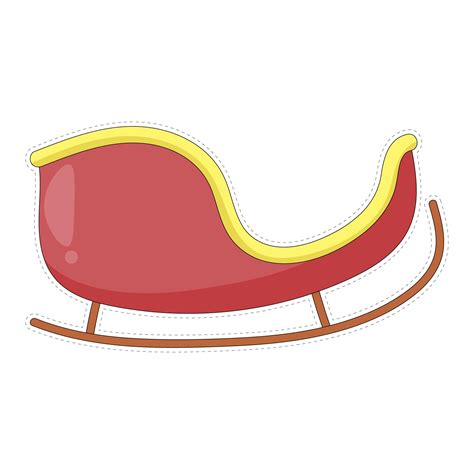 sleigh template    printables printablee