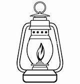 Lantern Kerosene Fashioned Dusty Vectorstock Ramadan sketch template