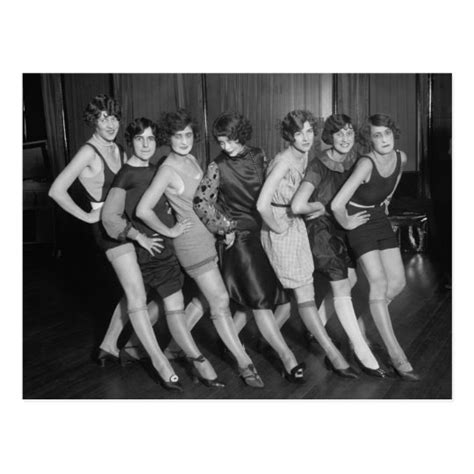 flapper girls 1925 postcard