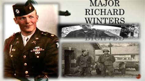 Major Richard Dick Winters Band Of Brothers