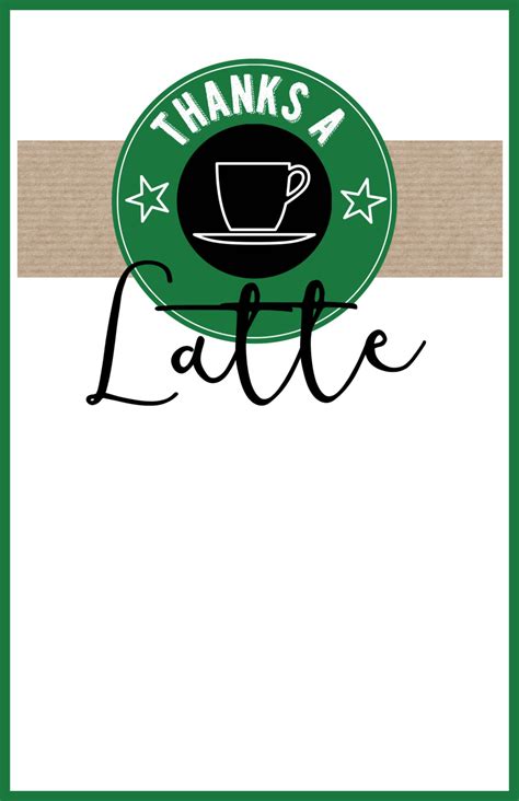 latte card template creative design templates
