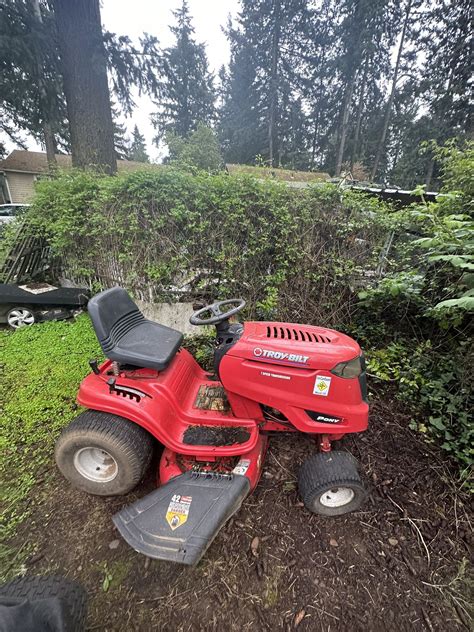 Troy Bilt 42” Riding Lawnmower For Sale In Portland Or Offerup