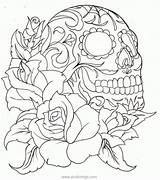 Muertos Xcolorings sketch template