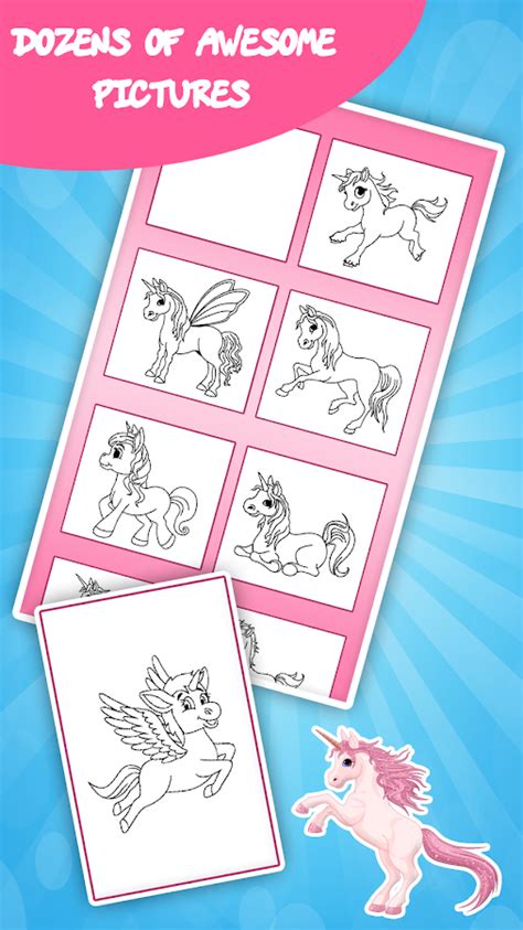 unicorn coloring book  kids android apps  google play