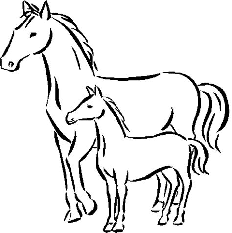horse animal  printable coloring pages