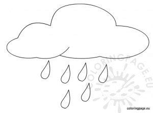 rain coloring page coloring page
