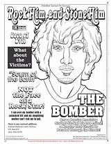 Stone Colouring Book Rolling Children Coloring Rock Magazine Him Kids Anti Terrorist True Front Controversial Terrorism Books Cover Bomber Spoofs sketch template