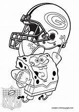 Packers Green Spongebob Coloringhome sketch template
