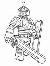 Roblox Knight Coloring Pages Printable Kids Categories sketch template