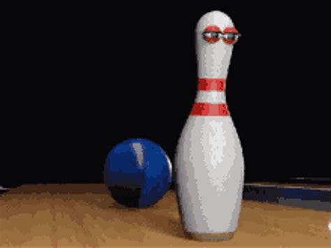 Bowling Ball Pin Slap Fight Animation 