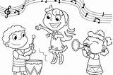 Coloring Pages Annie Orchestra Music Musical Themed Getcolorings Getdrawings Colorings Kids Color sketch template