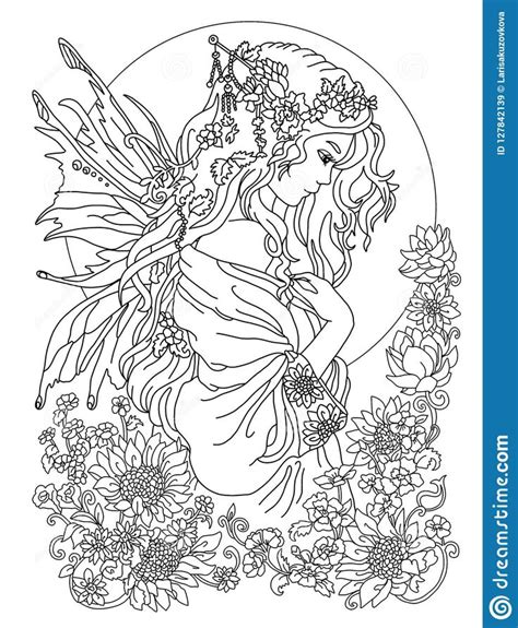 pin  christine stephens  fairy coloring pages fairy coloring
