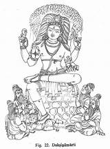 Nataraja Hindu Dakshinamurthy Sri Draw Dakshinamurti Sketch Indian Sketches Gods Shiva Paintings Coloring Template Pages sketch template