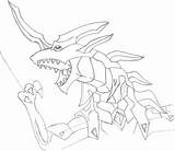 Bakugan Drago Coloringme sketch template
