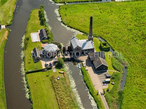 aerophotostock nijkerk luchtfoto van stoomgemaal arkemheen hertog reijnout  de polder