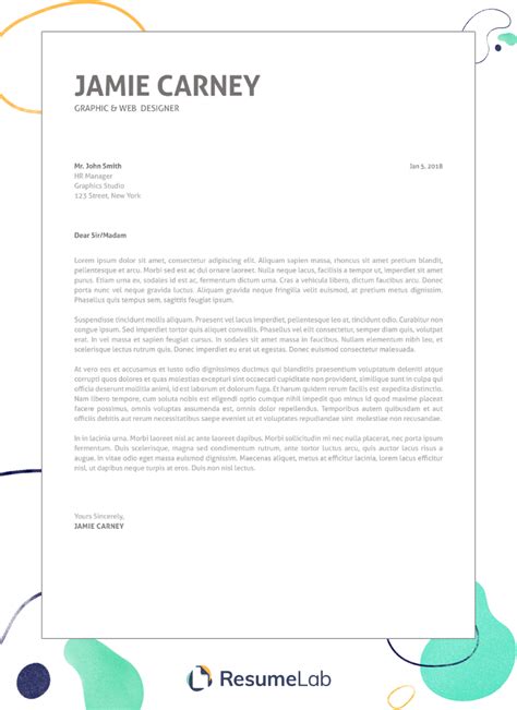 50 Cover Letter Templates Microsoft Word [free Download]