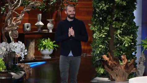 jamie dornan blushes about fifty shades sex toys stars in hilarious parody with ellen