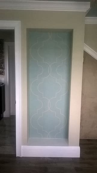 create  repeating pattern  wall niche
