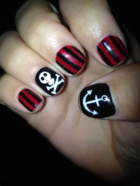 pirate nails pirate nails nail designs gel nails