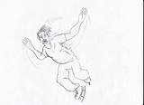 Falling Drawing Person Drawings Getdrawings sketch template