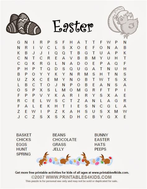 easter word searches printable intermediate