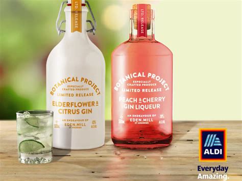 aldi  selling  spring eden mill limited releases  gin kin