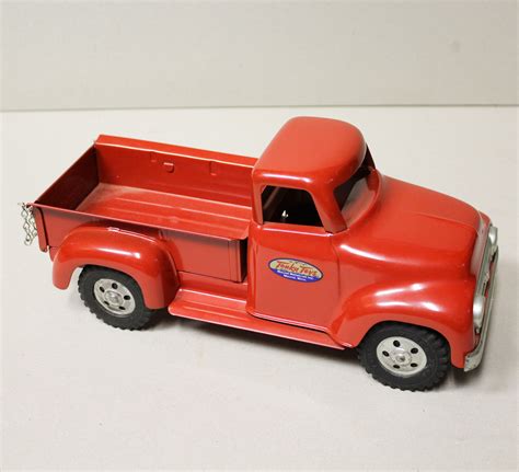bargain johns antiques antique tonka toys red pressed steel pickup