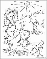Pages Kids Outdoor Coloring Spring Online Color Coloringpagesonly sketch template