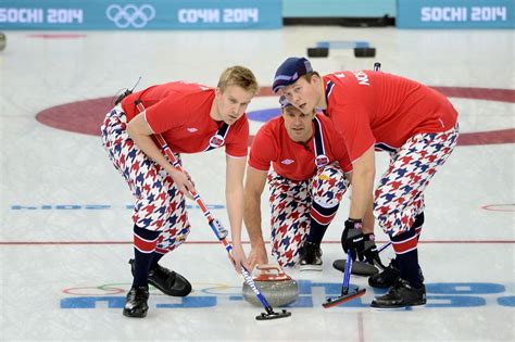 Team Norway S Curling Pants Take Olympic Fashion To The
