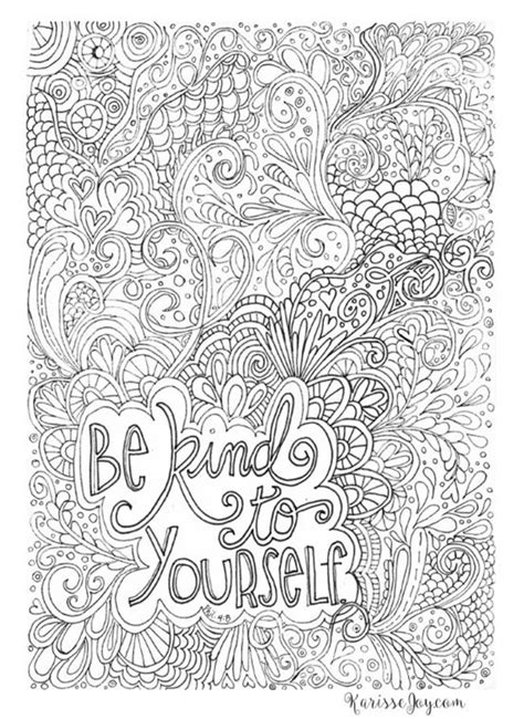 inspiring quote coloring pages  adultsfree printables