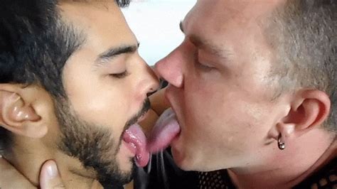 more gay kissing and tongue fetish 25 custom video sebastian cums leo