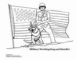 Coloring Army Pages Dog Dogs Military Colouring Navy Working Boys Handler Printable Kids Print Soldier Sheets Men Shepherd German Guard sketch template