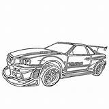 Fennec Nissan Xcolorings Octane Gtr sketch template