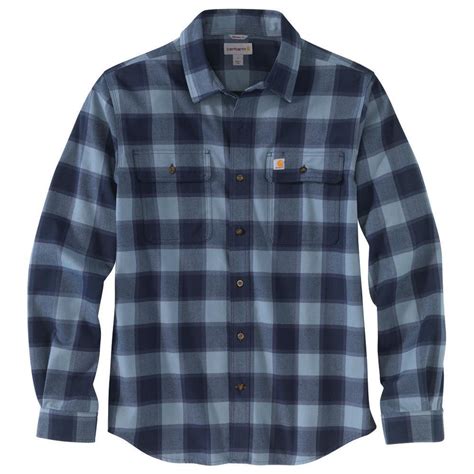 carhartt 103822 hubbard plaid flannel shirt