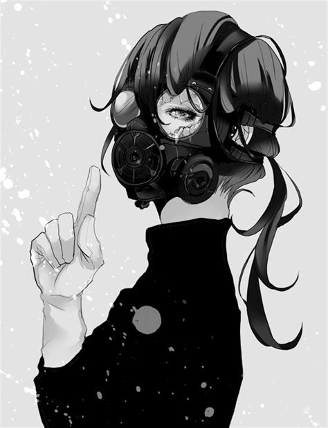 Anime Gas Mask Girl Manga Image 526652 On