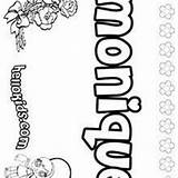Monique Coloring Pages Name Molly Hellokids Montana sketch template
