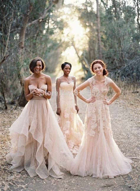 Boho Wedding Lace Dress Boho Bridesmaid Dresses 2580436