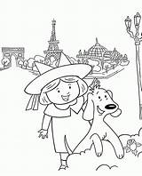 Coloring Pages Madeline Kids Color Print Recognition Develop Creativity Ages Skills Focus Motor Way Fun sketch template