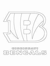 Bengals Cincinnati Logo Coloring Pages Printable Nfl Color Supercoloring Sports Categories sketch template